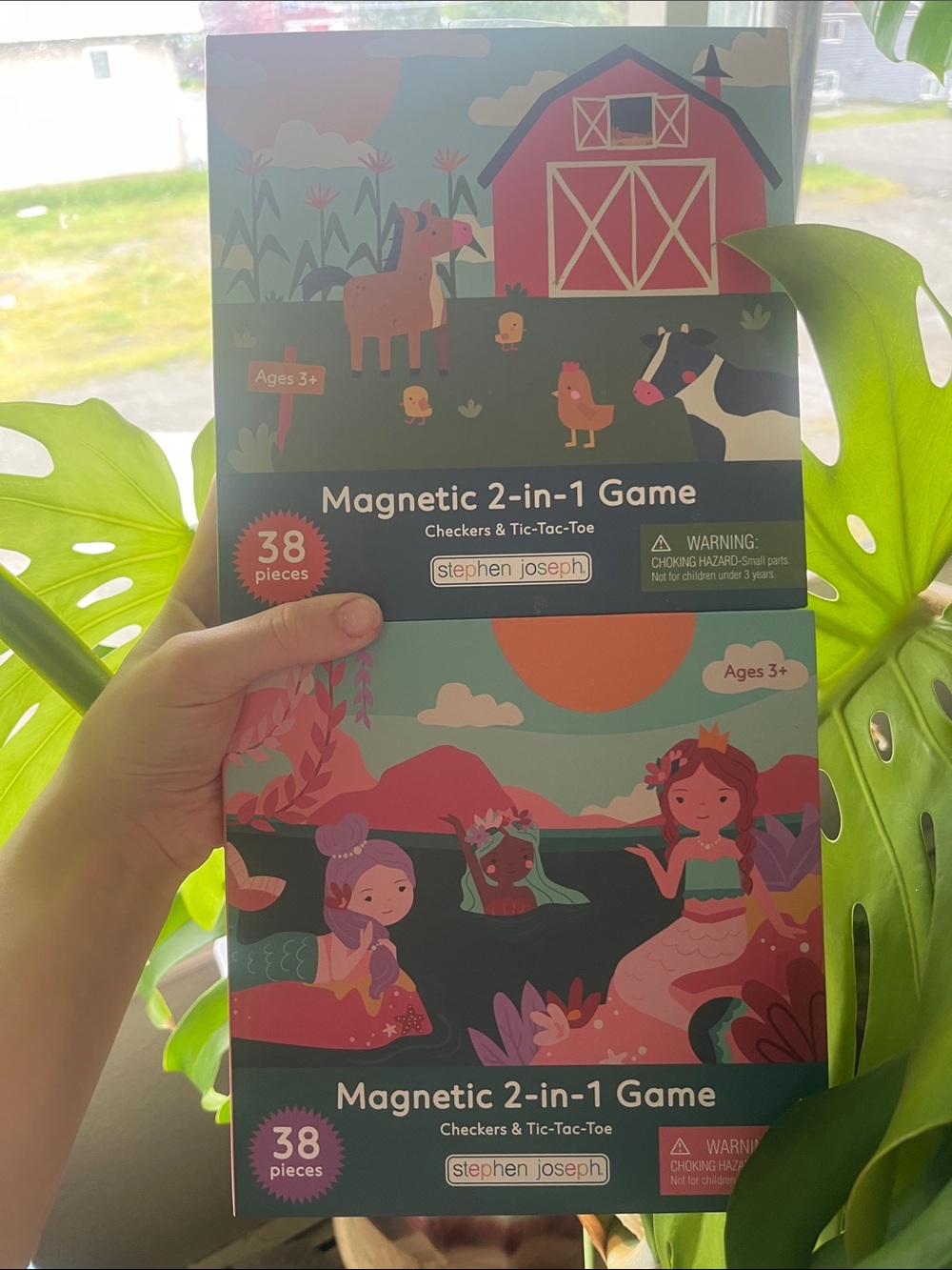 Stephen Joseph Magnetic 2-in-1 Games